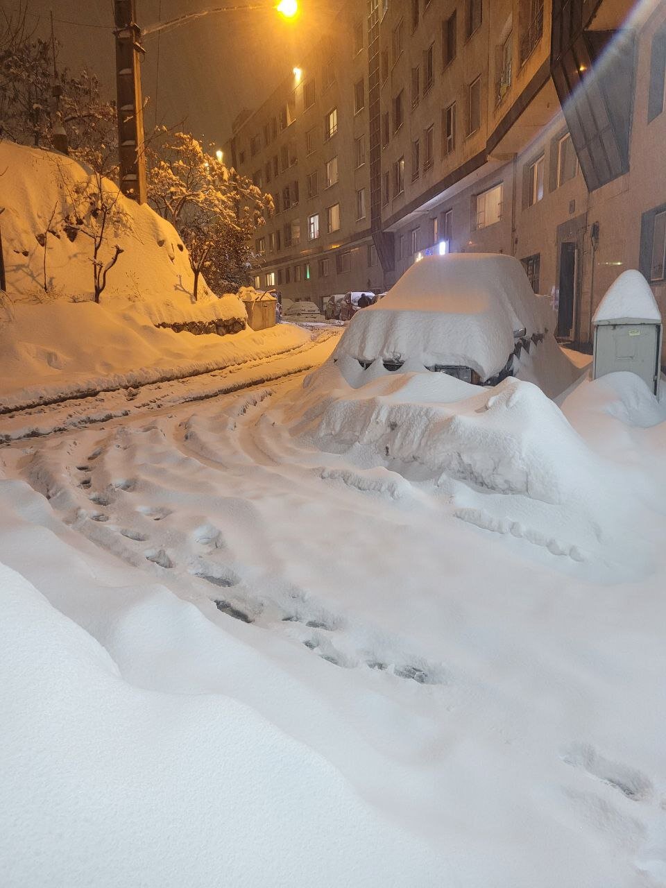 این مناطق در تهران زیر بارش برف مدفون شدند

+فیلم