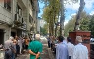 تجمع اعتراضی بازنشستگان تجمع اعتراضی بازنشستگان