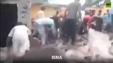 ریزش ساختمان یک مدرسه ۵ کشته برجای گذاشت! +فیلم