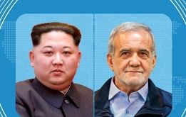 پیام تبریک رهبر کره‌شمالی به رئیس‌جمهور ایران