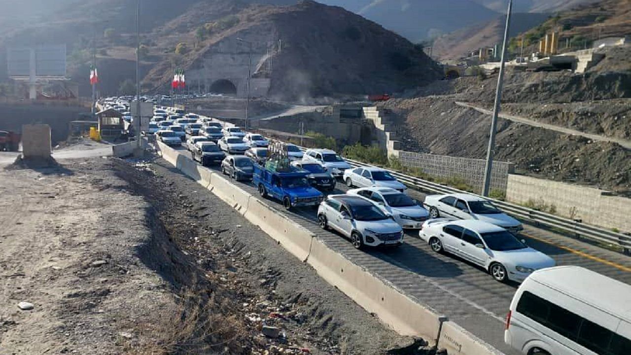 جاده چالوس بسته ‌شد