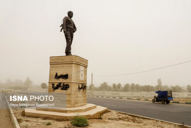 گرد و خاک در اهواز