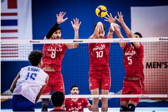 صعود تیم والیبال ایران به جمع ۴ تیم برتر جهان