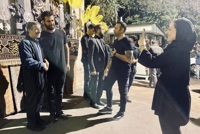 مراسم تاسوعا احمدی نژاد