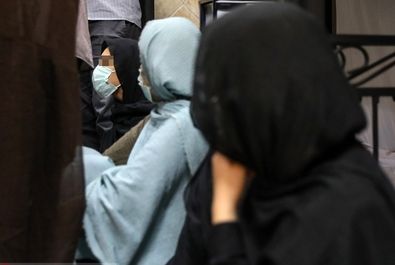 زنان بازداشت شده اعتراضات در ندامتگاه زنان تهران / تصاویر