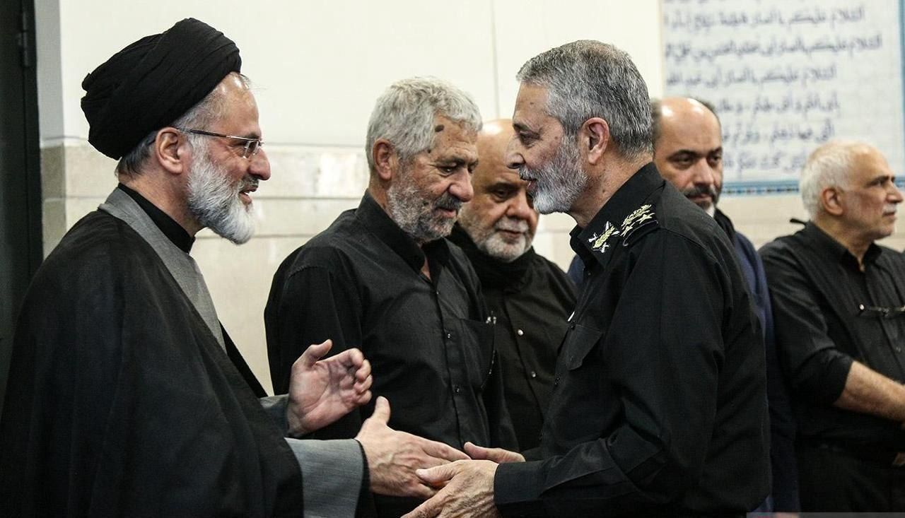 تصاویر سرلشکر موسوی یک روز پس از شایعه ترور در چیتگر
