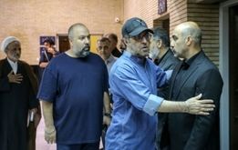 حضور بازیگران مشهور در مراسم‌ ختم برادرزاده محسن تنابنده + عکس
