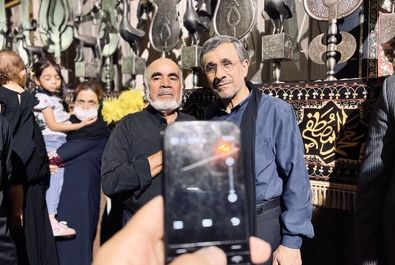 مراسم تاسوعا احمدی نژاد