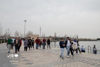 دریاچه چیتگر در ایام نوروز