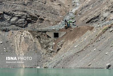 جاده چالوس پس از سیل