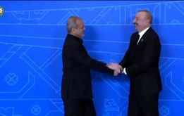 فیلم /مکالمه ترکی پزشکیان با علی‌اف 
