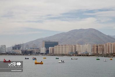 دریاچه چیتگر در ایام نوروز