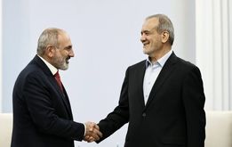 دیدار خصوصی پزشکیان با نخست وزیر ارمنستان