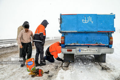بارش برف کردستان